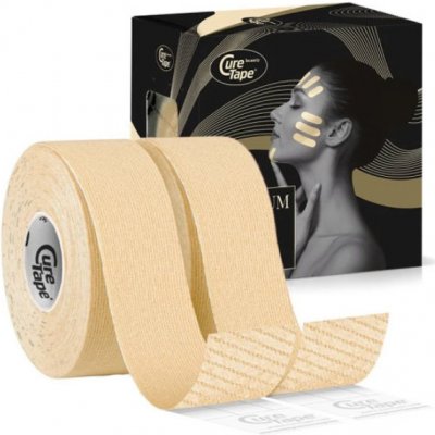CureTape Beauty 2, kosmetický tejp 2 ks béžový 5 cm x 5 m – Zboží Dáma