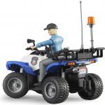Bruder 63010 Policejní čtyřkolka s figurkou 1:16 – Zboží Dáma
