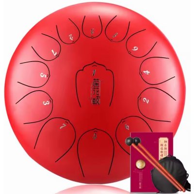 Hütermann Tongue drum 12' 30cm 13 tónů C-dur Červený s příslušenstvím – Zboží Dáma Hütermann Tongue drum 12' 30cm 13 tónů C-dur Červený s příslušenstvím – Zboží Dáma