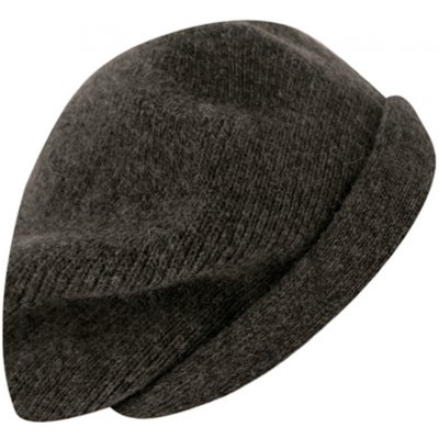 Fiebig Headwear since 1903 Hnědá vlněna čepice volnější střih – Hledejceny.cz