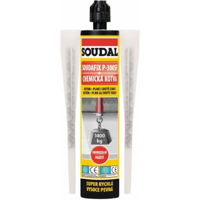 Kotva chemická Soudal SOUDAFIX P-300 SF 300 ml – Zboží Mobilmania