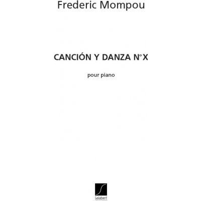 Editions Salabert Noty pro piano Cancion Y Danza 10