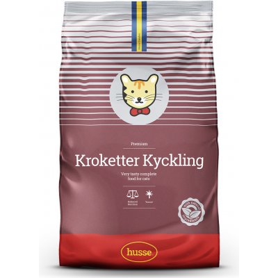 Husse granule pro kočku Kroketter kuře 7 kg