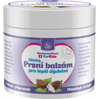 Herbamedicus dětský Prsní balzám pro lepší dýchání 50 ml – Sleviste.cz