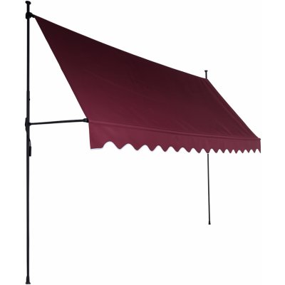 Aga Teleskopická markýza 300x120 cm Vínová – Hledejceny.cz