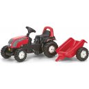 Rolly Toys šlapací traktor Valtra s přívěsem R01252