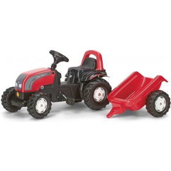 Rolly Toys šlapací traktor Valtra s přívěsem R01252