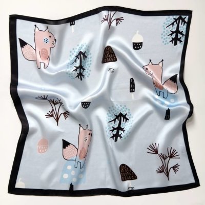 hedvábný šátek V lese – Zboží Dáma