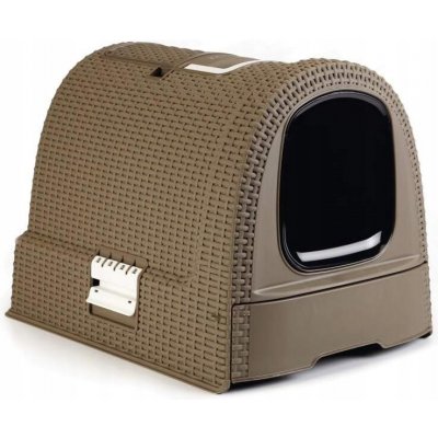 Krytá kočičí toaleta Curver 51 x 40 x 40 cm – Zbozi.Blesk.cz