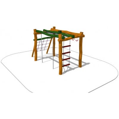 Playground System HŘIŠTĚ sestava z akátu Boyard