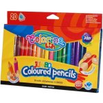 Colorino pastelky Mini Jumbo Trio 20 barev 01-20-trojhranné mini – Zboží Mobilmania