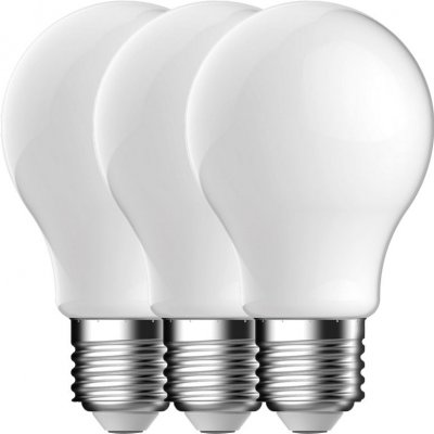 Nordlux LED žárovka E27 8,5W 2700K 3ks bílá LED žárovky sklo – Zboží Živě
