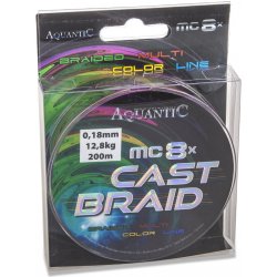 Aquantic šňůra MC-8x Cast Braid 200m 0,23mm