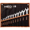 Klíč Sada klíčů očko-plochých 6-22 mm, 12 ks NEO tools
