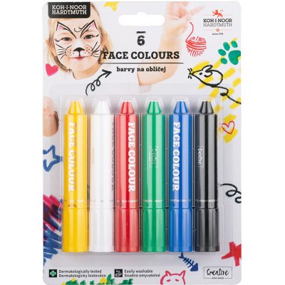 Koh-i-noor Barvy na obličej 6 ks – Zboží Dáma