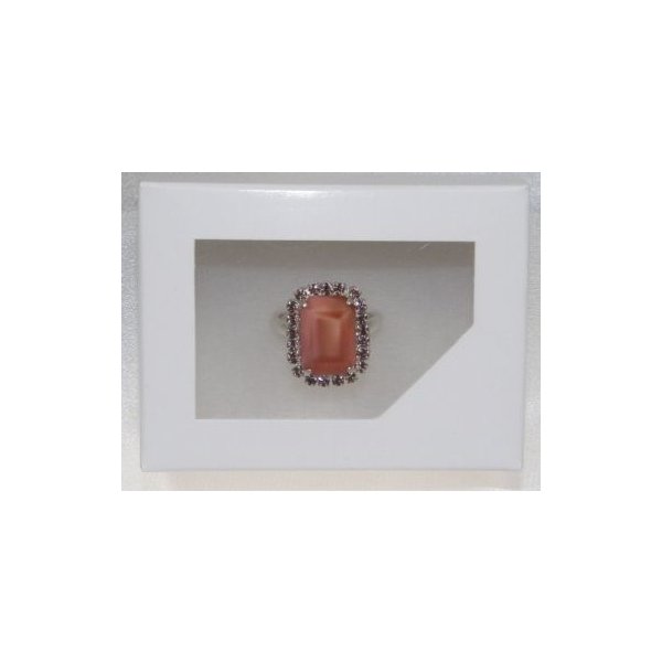 Prsten Dárky pro ženy Prsteny dárkově 5810-0003-MS02+E21 Měsíční svit rosa světlý ametyst