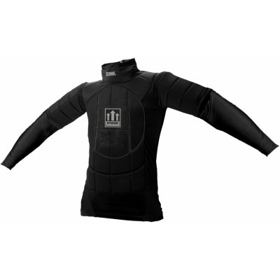 Zone floorball Goalie T-shirt UPGRADE black/silver – Hledejceny.cz