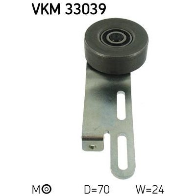 Napínací kladka, žebrovaný klínový řemen SKF VKM 33039