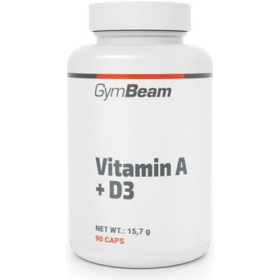 GymBeam Vitamín A + D3 90 kapslí – Hledejceny.cz