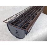 Covernit Coverfix okapový lapač nečistot 17,3 x 100 cm hnědá – Zboží Mobilmania