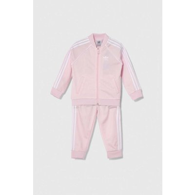 adidas Dětská tepláková souprava Originals růžová barva IR6858 – Zboží Mobilmania