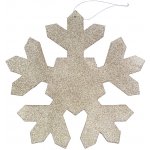DECOLED Vánoční ozdoba vločka I, pr. 80 cm, zlatá, překližka, venkovní – Hledejceny.cz