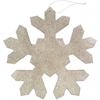DECOLED Vánoční ozdoba vločka I, pr. 80 cm, zlatá, překližka, venkovní – Hledejceny.cz