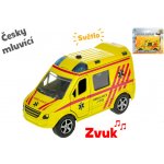 Mikro trading Auto ambulance 11 cm kov zpětný chod na baterie česky mluvící – Sleviste.cz