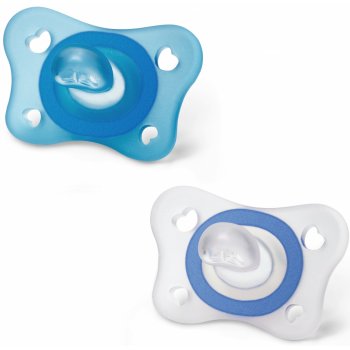 Chicco šidítko Physio Mini Soft celo silikon chlapec 2 ks V001503