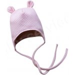 Baby Service Prošívaná čepička podšitá na zavazování růžová – Sleviste.cz