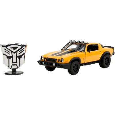 Jada Toys |ransformers Diecast Model 1/24 1977 Chevrolet Camaro Bumblebee – Zboží Mobilmania