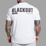 Iron Aesthetics pánské tričko Blackout bílé – Zboží Dáma