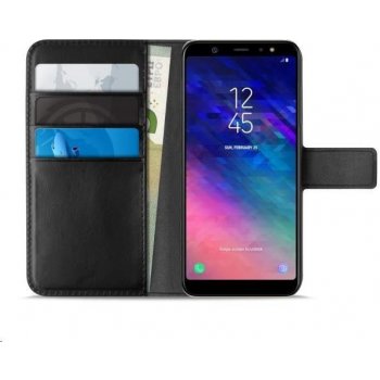 Pouzdro Puro Wallet s přihrádkou na kartu Samsung Galaxy A6+ černé