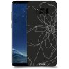 Pouzdro a kryt na mobilní telefon Samsung Pouzdro ACOVER Samsung Galaxy S8+ G955F s motivem Line Flower I