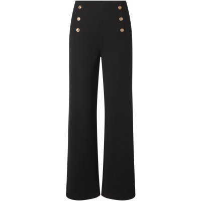 Esmara Dámské kalhoty Wide Leg černá – Zboží Dáma