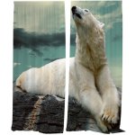 IMPAR Závěsy Zimní medvěd (Rozměr : 140x250, Materiál: Interlock) – Hledejceny.cz