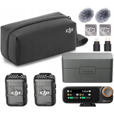 DJI Mic 2 (2 TX + 1 RX + Charging Case) – Zboží Živě
