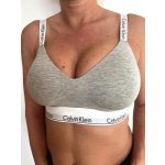 Calvin Klein Full Cup Bralette Modern Cotton 000QF7060EP7A šedá – Zboží Dáma