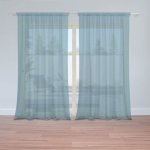 Sablio Záclony Bledě modrá: 2ks 150x250cm – Hledejceny.cz