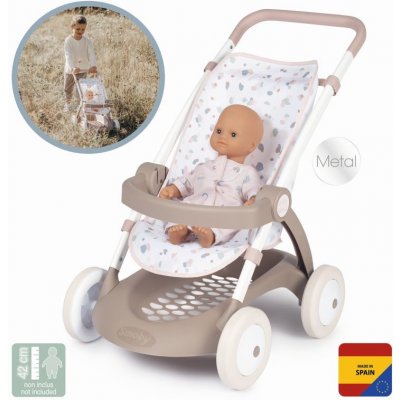 SMOBY 254018 Baby nurse Sportovní CHULI POP 58cm, 18m+ beige – Zboží Mobilmania