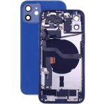 Kryt Apple iPhone 12 zadní Housing s Malými Díly modrý – Zboží Živě
