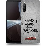 Picasee silikonový černý obal pro Sony Xperia 10 III - Grey Drift – Zboží Živě