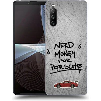 Picasee silikonový černý obal pro Sony Xperia 10 III - Grey Drift – Zboží Živě