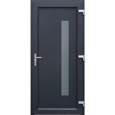ASKO Vigo antracit sklo satinato pravé 98 x 208 cm – Sleviste.cz