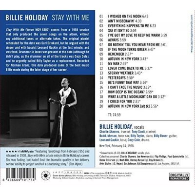 Stay With Me - Billie Holiday CD – Zbozi.Blesk.cz