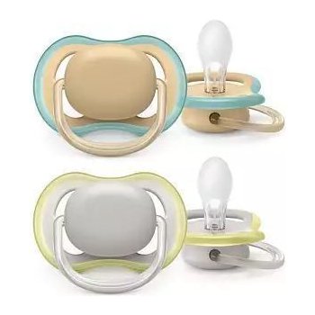 Avent Šidítko 2 ks Ultra Air White/Beige