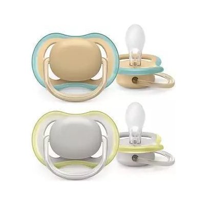 Avent Šidítko 2 ks Ultra Air White/Beige