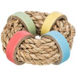 Trixie kroužek z mořské trávy s papírovými kruhy 8 cm – Hledejceny.cz