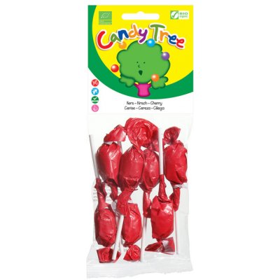 Candy Tree Lízátka višeň bezlepková Bio 7x10 g