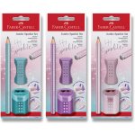 Faber-Castell Sparkle Jumbo grafitová tužka set perleťové odstíny mix barev 111682 – Zboží Dáma